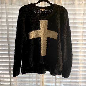 Cross sweater